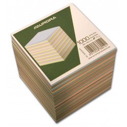 Rezerva Cub Hartie Color 9x9x9cm Aurora