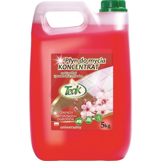 Detergent Lichid Universal, 5 Litri, Pentru Toate Tipurile De Pardoseli, Teak - Japanesse Garden - R