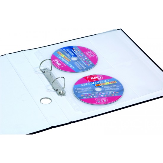 Folie Protectie A4, Pentru 4 Cd/dvd, 160 Microni, 25buc/set, Donau