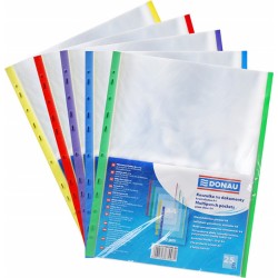 Folie Protectie Cristal, Margine Color, 40 Microni, 25 Folii/set, 1 Cul/set, Donau - Diverse Culori