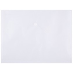 Mapa Pp Protectie Documente A4 Landscape, Inchidere Cu Capsa, 12/set, Donau - Transparent