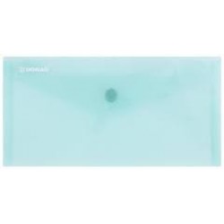 Mapa Pp Protectie Documente Dl Landscape, Inchidere Cu Capsa, 10/set, Donau - Albastru Transparent