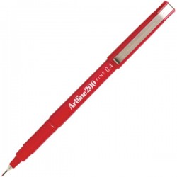 Liner Artline 200, Varf Fetru 0.4mm - Rosu