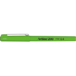 Liner Artline 200, Varf Fetru 0.4mm - Vernil