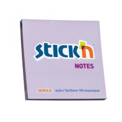 Notes Autoadeziv 76 X 76 Mm, 100 File, Stick"n - Lila Pastel