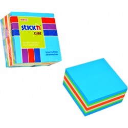 Cub Notes Autoadeziv 51 X 51 Mm, 250 File, Stick"n - Neon/pastel Asortate