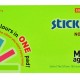 Magic Notes Autoadeziv 76 X 127 Mm, 100 File, Stick"n Magic Notes - 4 Culori Neon