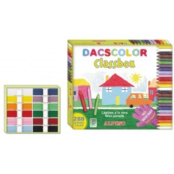 Creioane Cerate Semi-soft, Cutie Carton, 24 X 12 Culori/cutie, Alpino Dacscolor Economy Pack