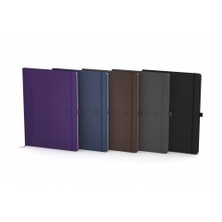 Caiet Cu Elastic, B5, Oxford Signature, 80 File - 90g/mp, Scribzee, Dictando - Culori Clasice