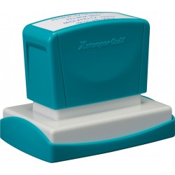 Stampila Xstamper Quix - Q16, Dreptunghiulara, 36 X 61mm - Tus Albastru