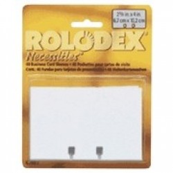 Rezerve Transparente Pentru Modele Cu Carti De Vizita 57 X 102mm, 40buc./blister, Rolodex