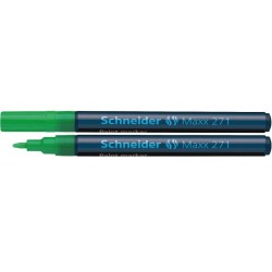 Marker Cu Vopsea Schneider Maxx 271, Varf Rotund 1-2mm - Verde