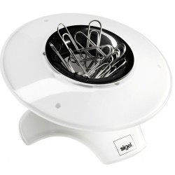 Dispenser Magnetic Pentru Agrafe Sigel Eyestyle - Alb