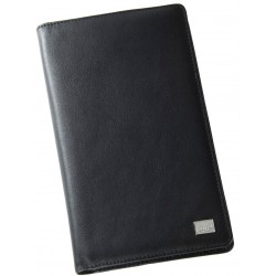 Mapa Piele, Pentru 120 Carti Vizita, Sigel Torino - Negru