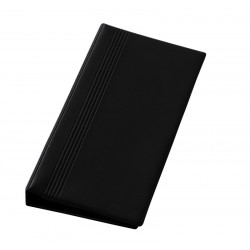 Mapa Imitatie Catifea, Pentru 200 Carti Vizita, A5 Cu Inele, Index A-z, Sigel - Negru