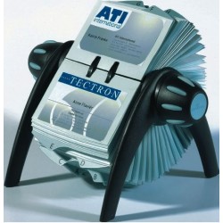 Fisier Rotativ Pentru 500 Carti De Vizita, Negru