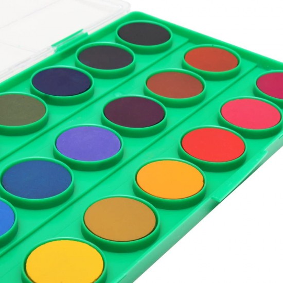 Acuarele 21 Culori/cutie + 2 Pensule Gratis, Alpino