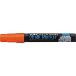 Marker Cu Creta Artline, Pentru Table De Scris, Varf 4.0mm - Portocaliu