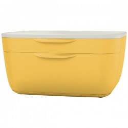 Cabinet Cu Sertare Leitz Cosy, 2 Sertare, Ps, A4, Galben Chihlimbar