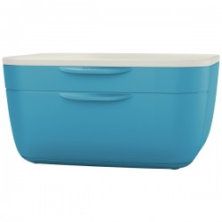 Cabinet Cu Sertare Leitz Cosy, 2 Sertare, Ps, A4, Albastru Celest