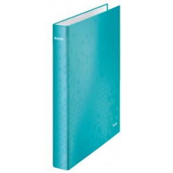 Caiet Mecanic Leitz Wow, Carton Laminat, A4, Mecanism 2dr, Inel 25 Mm, Turcoaz