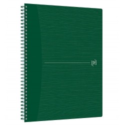 Caiet Cu Spirala A4+, Oxford Origins, 70 File-90g/mp, Scribzee, Coperta Pp - Matematica - Verde
