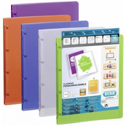 Caiet Mecanic, Coperti Flexibile, Buzunar Prezentare, 2 Inele, D 25 Mm, Elba Polyvision - Asortate