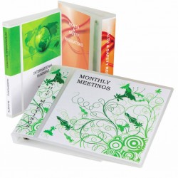 Caiet Mecanic A3 Landscape, Coperti Pp, Buzunar Prezentare, 4 Inele, D30 Mm, Elba Polyvision-transp