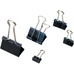 Clip Hartie 25mm, 12buc/cutie, Iternet - Negru