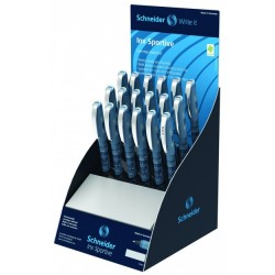 Display Schneider Inx Sportive, 17 Stilouri + Tester - Design Biker