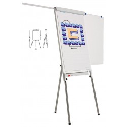 Flipchart Magnetic, 105 X 70 Cm, Cu Brate Laterale, Smit Standard Plus