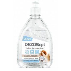 Clinex Dezosept, 500 Ml, Cu Pompita, Gel Dezinfectant Pentru Maini