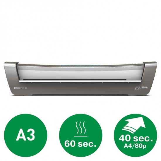 Laminator Leitz Ilam Office Pro, A3, Kit Folii Laminare Inclus, Alb
