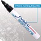Marker Artline 47, Pentru Suprafete Umede, Corp Metalic, Varf Rotund 1.5mm - Negru