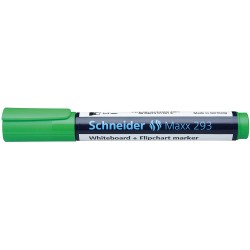 Marker Schneider Maxx 293, Pentru Tabla De Scris+flipchart, Varf Tesit 2-5mm - Verde