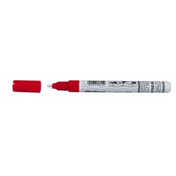 Marker Cu Vopsea Optima Paint 3713, Varf Rotund 2.0mm, Grosime Scriere 1-2mm - Rosu