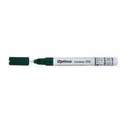 Marker Cu Vopsea Optima Paint 3713, Varf Rotund 2.0mm, Grosime Scriere 1-2mm - Verde