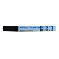 Marker Cu Vopsea Optima Paint 3710, Varf Rotund 4.5mm, Grosime Scriere 2-3mm - Negru