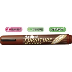 Marker Artline 95, Pentru Mobilier Din Lemn (retusuri), Corp Plastic, Varf Tesit 2.0-5.0mm - Nuc