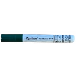 Marker Cu Vopsea Optima Paint 3710, Varf Rotund 4.5mm, Grosime Scriere 2-3mm - Verde