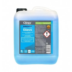 Clinex Profit Glass, 5 Litri, Solutie Superconcentrata, Pentru Curatat Suprafete Si Obiecte Din Stic