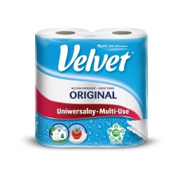 Rola Prosop Hartie Alba, 2 Straturi, 54 Portii, 2 Role/set, Velvet Original